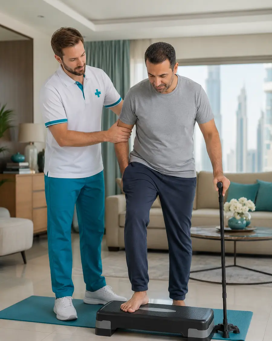 Physiotherapy and guided mobility support